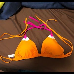 AERIE COLORBLOCK TRIANGLE BIKINI TOP